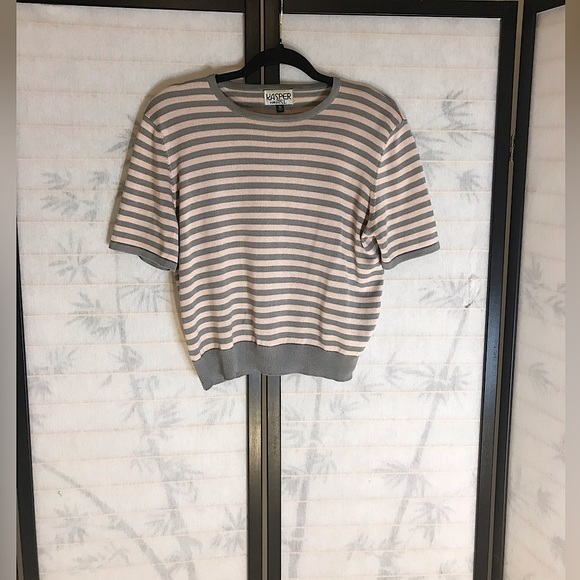 Kasper For ASL Silk Sweater - Picture 1 of 4